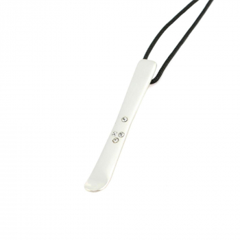Silver+Surf Bijoux Argent Ski Gr M Cristal