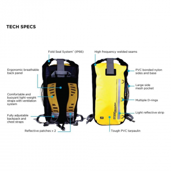 OverBoard waterproof backpack 45 liters black
