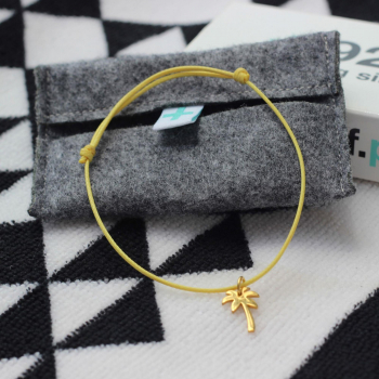Silver+Surf Silber Schmuck Palme Gr S vergoldet