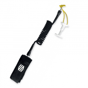 SNIPER Bodyboard Spiral Wrist Leash Deluxe Schwarz