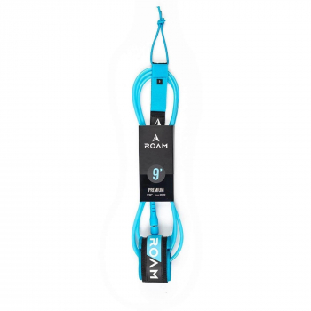 ROAM Surfboard Leash Premium 9.0 274cm 7mm Blau