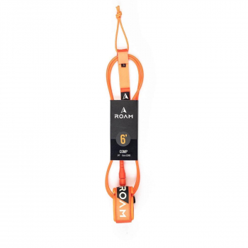 ROAM Surfboard Leash Comp 6.0 183cm 6mm Orange