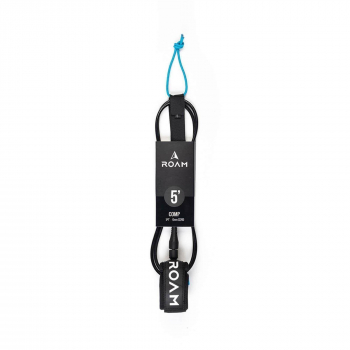 ROAM Surfboard Leash Comp 5.0 152cm 6mm Schwarz