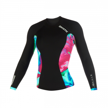 Mystic Diva Neoprene Rashvest long sleeve 2mm Women Aurora 2019 Front