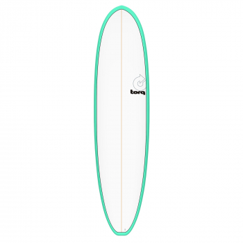 Surfboard TORQ Epoxy TET 7.8 V+ Funboard Seagreen