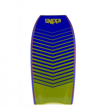 SNIPER Bodyboard Vyrus PE 40 Chevron Gelb