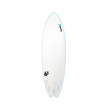 Surfboard TORQ Softboard 6.3 Fish blue