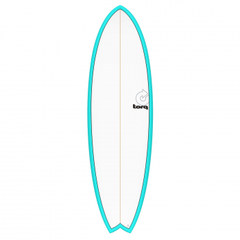Surfboard TORQ Epoxy TET 5.11 MOD Fish Blau Pinlin
