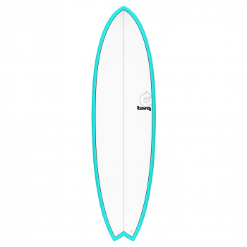 Surfboard TORQ Epoxy TET 6.3 MOD Fish Blau Pinline