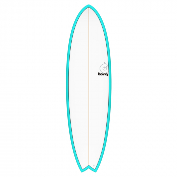 Surfboard TORQ Epoxy TET 6.6 MOD Fish Blau Pinline