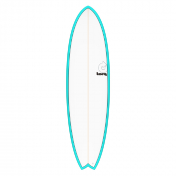 Surfboard TORQ Epoxy TET 6.10 MOD Fish Blau Pinlin