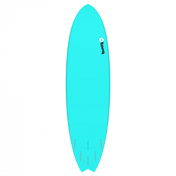 Surfboard TORQ Epoxy TET 7.2 MOD Fish Blau Pinline