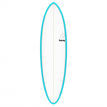 Surfboard TORQ Epoxy TET 6.8 Funboard Blau Pinline