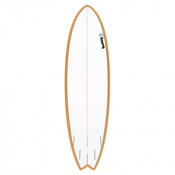 Surfboard TORQ Epoxy TET 6.6 Fish OrangeRail