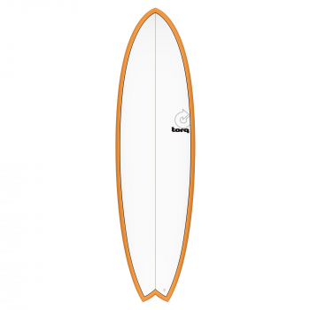 Surfboard TORQ Epoxy TET 6.6 Fish OrangeRail