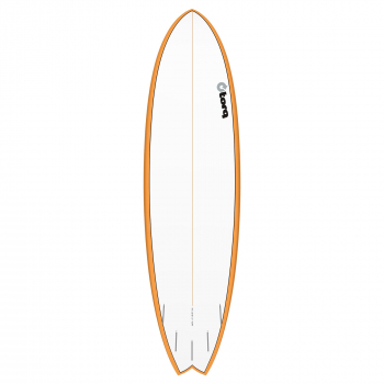Surfboard TORQ Epoxy TET 7.2 Fish OrangeRail