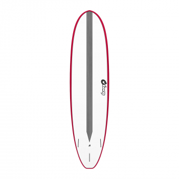 Surfboard TORQ Epoxy TET CS 7.4 V+ Fun Carbon Rot