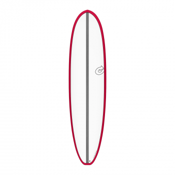 Surfboard TORQ Epoxy TET CS 7.8 V+ Fun Carbon Rot