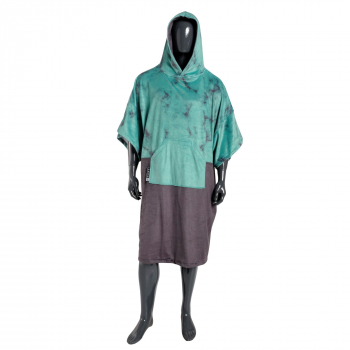 MADNESS Change Robe Poncho Unisize  Teal Marble