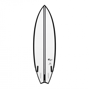 Surfboard TORQ TEC Go-Kart 6.6 Rail Black