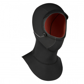 Mystic Marshall Neoprenhaube lang 3mm Schwarz 2019 Vorderansicht