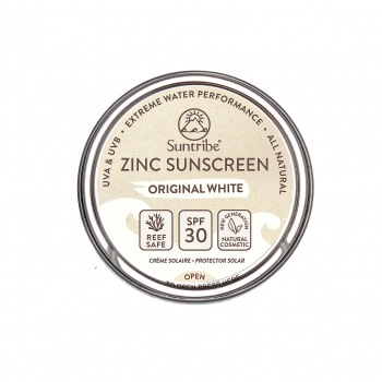 Suntribe All Natural Face & Sport Zinc Sunscreen SPF 30 45g ORIGINAL WHITE