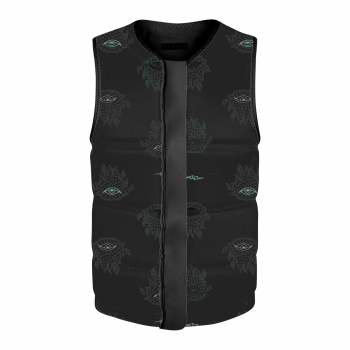Mystic The Dom Impact Vest Wake Front Zip Men Black
