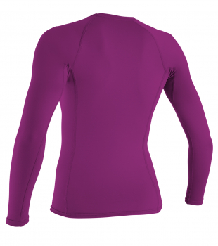O'Neill Basic Skins Langarm Rash Guard Frauen Fox Pink