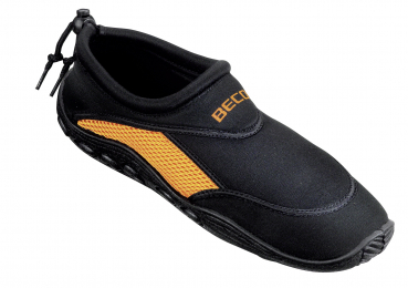 BECO Chaussures de surf et de bain unisexes Orange/Noir