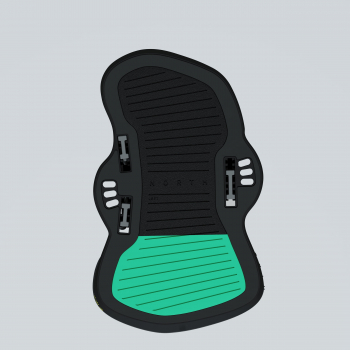 North KB Flex TT Bindings Noir