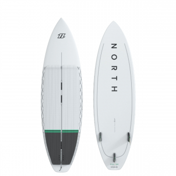 North KB Carica Surfboard Bianco