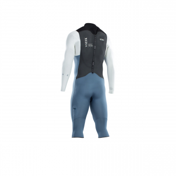 ION Seek Core Traje de neopreno de manga larga 4/3mm Cremallera dorsal Hombre azul acero/blanco/negro
