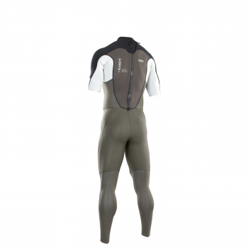 ION Element Steamer Neoprenanzug Kurzarm 2/2mm Back-Zip Männer dark olive/white/black