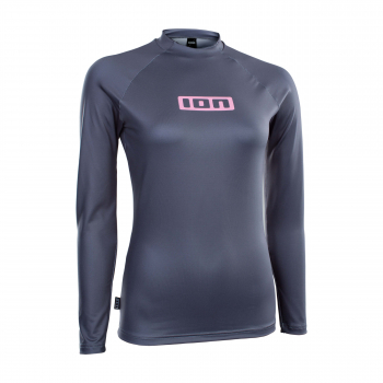 ION Promo Rashguard Manga Corta Mujer Azul Acero