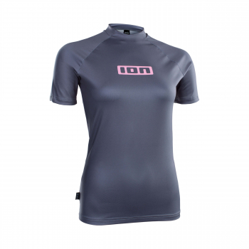 ION Promo Rashguard Manga Corta Mujer Azul Acero