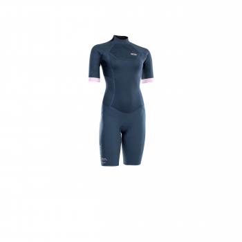 ION Element Shorty 2/2mm Back-Zip Femmes bleu foncé