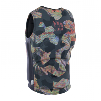 ION Collision Core Gilet Front-Zip Uomo Grigio Camo