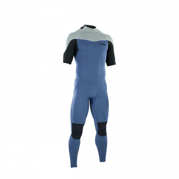 ION Element Neoprenanzug Overknee Kurzarm 2/2 mm Back-Zip Herren cascade-blau
