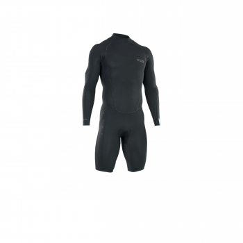 ION Element muta corta manica lunga 2/2 mm zip posteriore uomo nero