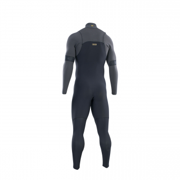 ION Muta Seek Amp 3/2 mm con zip frontale uomo nero