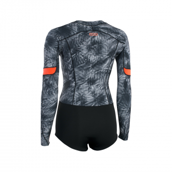 ION Amaze Hot Shorty 1.5 LS Front-Zip Frauen Black-Flowers