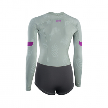 ION Amaze Hot Shorty 1.5 LS Cremallera frontal Mujer Oliva claro
