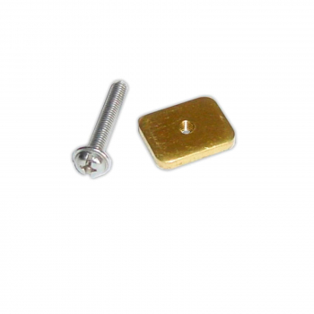 Vite M4 x 25 mm + piastra per US Box Fin