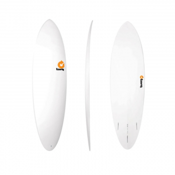 Surfboard TORQ Epoxy TET 6.8 Funboard White