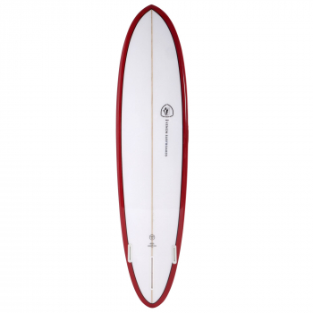 Surfboard VENON Egg 7.6 Pinline Red