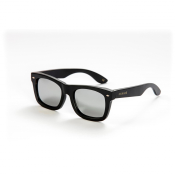 mawaii Gafas de sol de bambú Iraira Ao Negro Plata