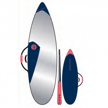 MADNESS Boardbag PE 6.4 Shortboard Blue Red