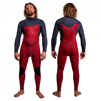 O'Neill Psycho Tech Neoprenanzug 4/3+ Chestzip Männer Schwarz/Abyss