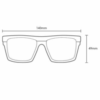 CARVE Lunettes de soleil Volley Matt Noir Smoke
