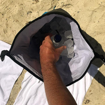 Dry Ice Cooler Bag Cooler Bag 15 liters Grey
